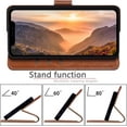 thumbnail image 5 of for iPhone 13 Pro Max 6.7" Phone case[RFID Blocking Leather],[3 Credit Card Slot] Flip Folio Book Shockproof Protector,Holder Stand Cases,Women Men for Apple 13 ProMax Wallet Cover,Light Brown, 5 of 11