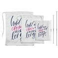 thumbnail image 3 of Darling Souvenir White Hold Me Close And Never Let Go Wedding Favor Party Supplies&nbsp;Drawstring Pouches&nbsp;Favor Bags 15 Pieces, 3 of 5