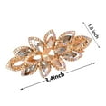 thumbnail image 3 of Sankuwen 4 PCS Barrettes for Women Rhinestone Decorative Large Hair Clips Thick Hair Accessories, 3 of 7