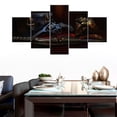thumbnail image 3 of TISHIRON 5PCS Framed Canvas Wall Art Set,60"x32" Military Handgun Canvas Art Decor, 3 of 7
