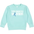 thumbnail image 2 of Inktastic Type 1 Diabetes Warrior Toddler Sweatshirt, 2 of 4