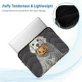 thumbnail image 2 of FORMRS 13-13.3 inch Laptop Sleeve Case Soft Carrying Quilted Computer Bag Cover, White Halloween Dog, 2 of 7