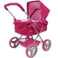 thumbnail image 5 of 509: Garden Doll Pram - Kids Pretend Play, Large Canopy, Storage Basket & Bassinet, Ages 3+, 5 of 5