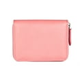 thumbnail image 1 of Monedero Corto Qarigey Billetera Cremallera Bloqueo Rosa Gran Capacidad, 1 of 6