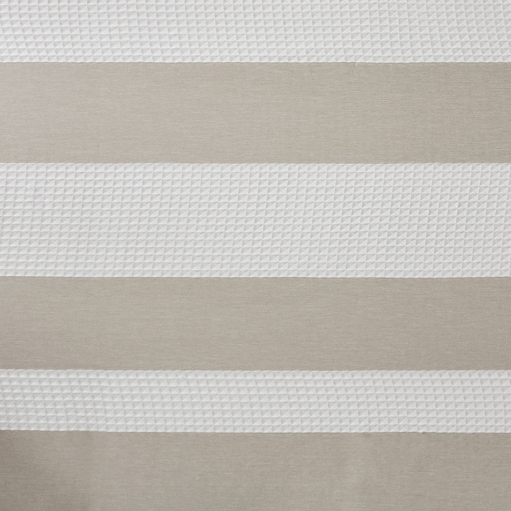 Euroco Shower Curtain with 3M Treatment Taupe 54x78"