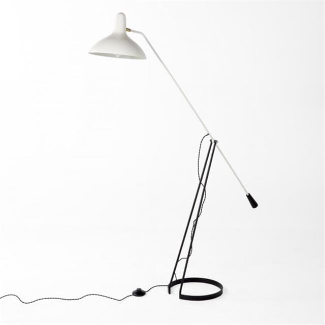 Control Brands LBF049WHT la Lampe de Sol Abello, Blanche