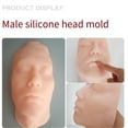 thumbnail image 3 of Modèle de Tête Humaine en Silicone Micro-Façonnante Simulation Suture par Injection Coussinet de Peau Modèle Mannequin Homme, 3 of 6