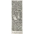 thumbnail image 3 of Gango Home Decor Vintage Roma Map & Plan de Paris Panel on Wood by Wild Apple Portfolio (Ready to Hang); Two 8x20in Hand-Stretched Canvases, 3 of 5