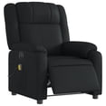 thumbnail image 1 of Sillón Reclinable Eléctrico con Masaje vidaXL Piel Sintética Negra, 1 of 9