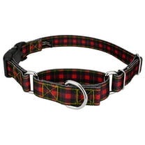 Country Brook Petz® Buffalo Plaid Martingale With Deluxe Buckle Dog Collar, Small