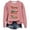 Pink, variant on Christmas Sweatshirts for Women Long Sleeve Loose Casual Crewneck Funny Cute Dachshund Graphic Sweatshirt Pullover Tops