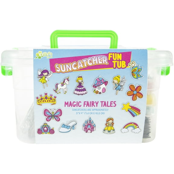 Kelly's Crafts Suncatcher Fun Tub-Magic Fairy Tale