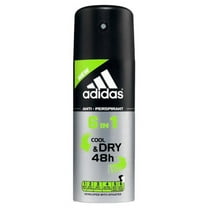 Adidas Men's Cool & Dry 6 In 1 Deodorant Spray 5 oz Fragrances 3607343509060