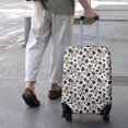 thumbnail image 3 of White Cow Black Spot Pattern Luggage Cover Fashion Suitcase Cover Baggage Covers Fit 25-28 Inch Luggage (Go Travel), 3 of 5