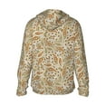 thumbnail image 3 of Uemuo Paisley Floral 1 Pattern Women's Full Zip UPF 50+ Sun Protection Hoodie Jacket Long Sleeve Sun Shirt Hiking Outdoor Performance with Pockets-3X-Large, 3 of 9