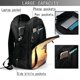 thumbnail image 4 of Fotbe Sunset Dancing Dolphin A Mochila con Estampado y Puerto USB para Hombre y Mujer, Mochila Antirrobo, Mochila de Viaje, Mochila Escolar, Mochila Universitaria, 4 of 7