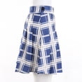 thumbnail image 3 of Honganda Women's Pleated High Waist Plaid Print  Uniform A-Line Short Skirt, 3 of 5