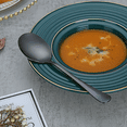 thumbnail image 6 of ReaNea Black Flatware Serving Set of 8 Pieces, Silverware Serving Utensils Large Spoon Set, 6 of 10