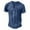 Blue, variant on BADHUB Men's Distressed Henley Shirts Casual Washed T-shirt Vintage Short Sleeve Button Basic Tees Loose Fit Summer Pullover