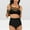 Multicolor#1, variant on Women's Two Piece Swimwear Fringe Detail Bikini Set Boho Style,Women's Ruffled Swimsuit Set Multicolor L