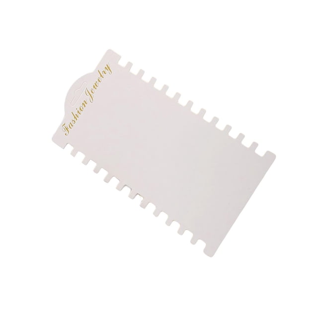 Kearding 100 piezas de horquilla para niña, tarjeta de papel, exhibición de horquilla, tarjetas de joyería para peinado, tienda de embalaje Almacenamiento y organización del hogar 10x20cm