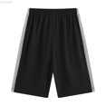 thumbnail image 2 of Liyamei Boys Athletic Basketball Shorts with Elastic Waist for Summer Sports Size 4-14,Black, 2 of 5
