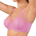 thumbnail image 4 of Bras for Women Minimizer JIANLAI ,Full Cup See Through Lace Everyday Bra, Adjustable Straps Elegant Comfort Bra, 4 of 6
