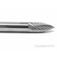 thumbnail image 2 of Sg1S Tree Shape 1/4" Carbide Burr Bur Tool Die Grinder Bit 1/4" Shank New, 2 of 5