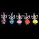 thumbnail image 4 of 10 Piezas de Colgante de Amuletos de Hadas de ángel de Acrílico Mezclado para Joyas, 4 of 9