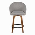 thumbnail image 6 of LumiSource Matisse Highback 26" Fixed-Height Counter Stool - Set of 2, 6 of 10
