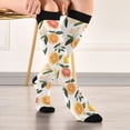 thumbnail image 5 of FORMRS Womens Knee High Socks Casual Long Thick Travel Daily Wear, 1 Pair, Orange Slices, 5 of 6