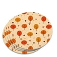 thumbnail image 1 of Autumn Fall Trees Pattern Novelty Coaster Set, 1 of 3