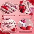 thumbnail image 3 of Pink Theme Ladies Celebration Banner Heart-shaped Women Party Display Gift Box Design Champagne Glass Girls Gathering Backdrop for Ladies Party Girls Gathering Bachelorette Party, 3 of 8