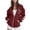 Wine, variant on AKOEE Women's Oversized Zip Up Hoodie Jackets with Pockets Long Sleeve Cat Printed Baggy Y2k Sweatshirt Coat (XL, Wine)