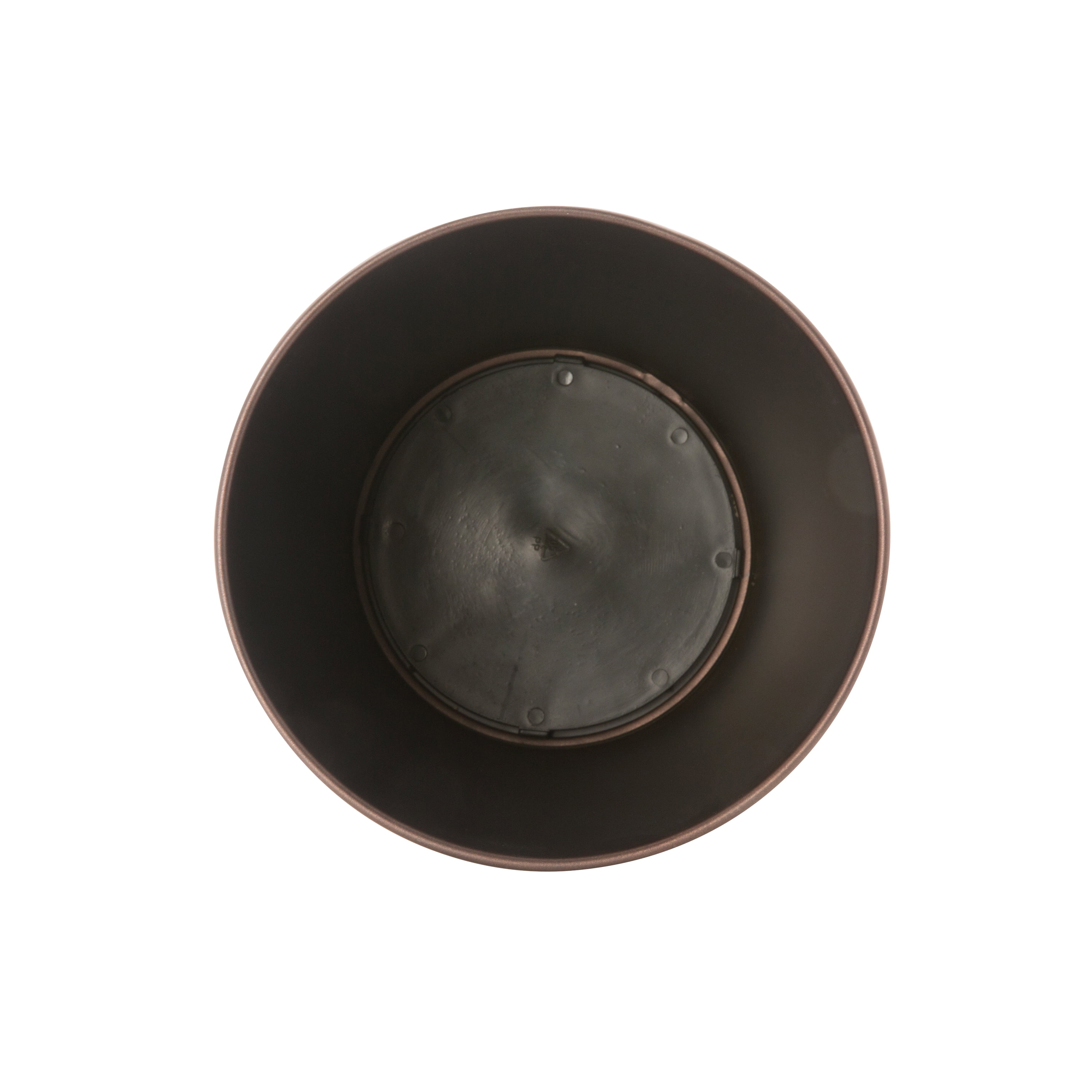 Bath Bliss 2 Pack Iron Bathroom Trash Can in Bronze