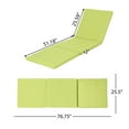 thumbnail image 2 of Green water - resistant lounge cushion / Relax in the outdoor air, 2 of 2