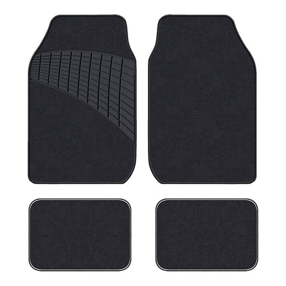 Set de Tapetes para Auto Auto Drive Negro 1075057Bk 4 Piezas