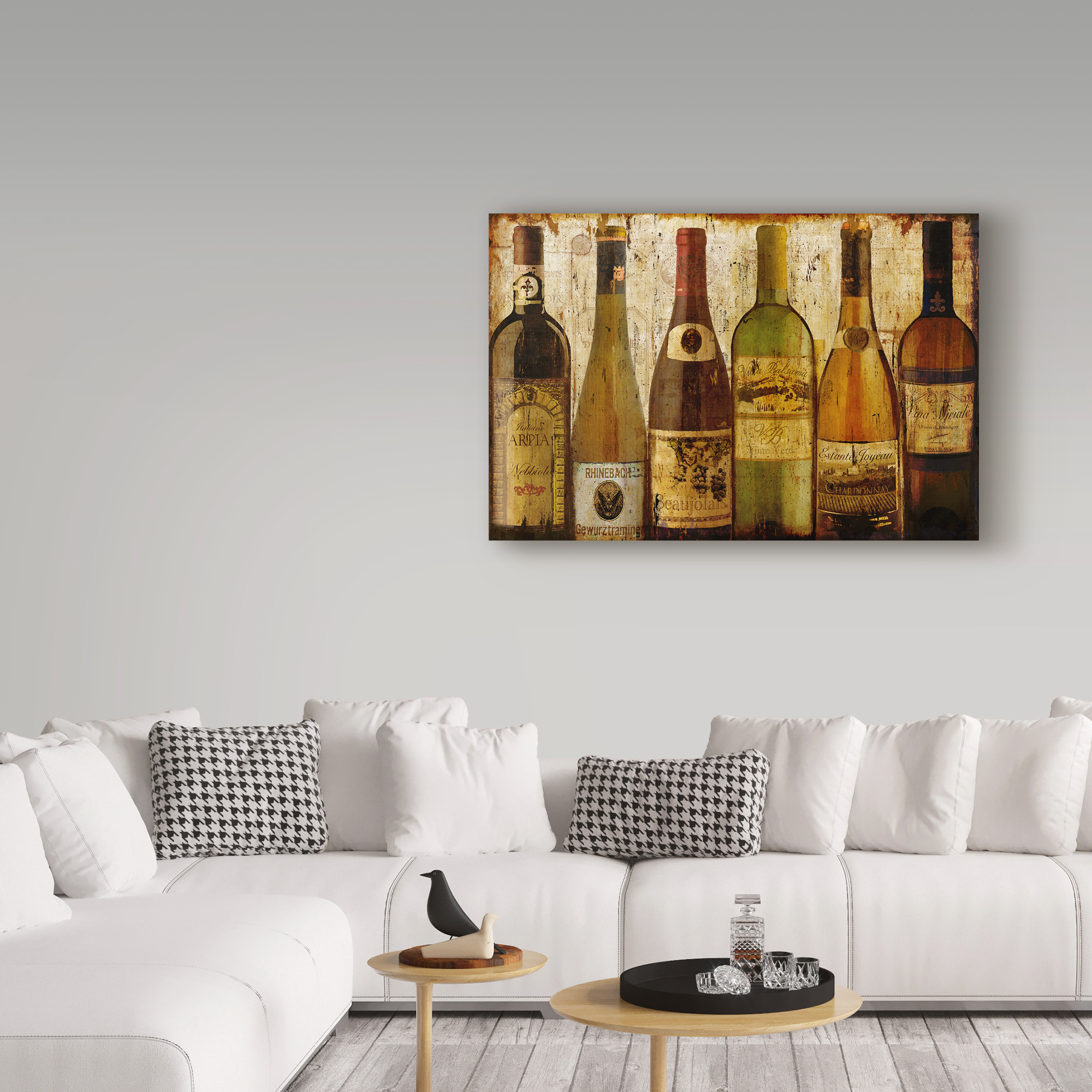 Trademark Fine Art 'Six Wine Samples Of Europe' Canvas Art by Art Licensing Studio