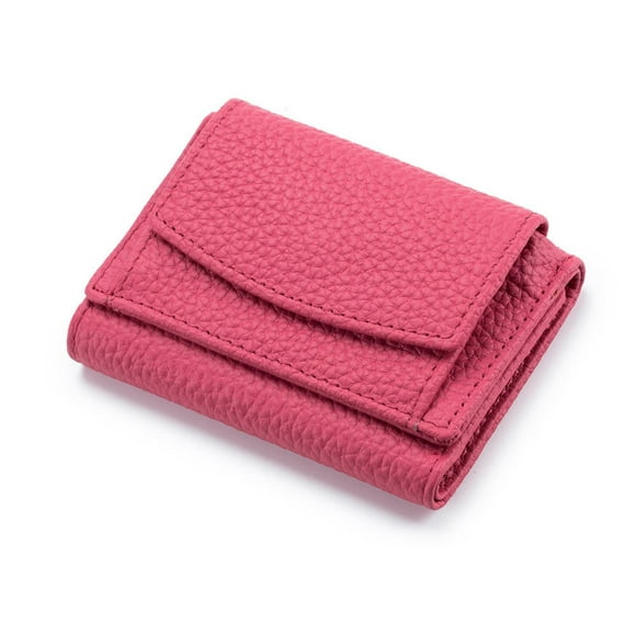 Wiueurtly 2024 New Rfid Blocking Card Holder Organizer Pocket Mini Wallet Anti Credit Card Folding Mini Wallet (B)