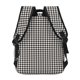 thumbnail image 4 of Easygdp Houndstooth Black And White Mochila Ergonómica Versátil para Laptop - Múltiples Bolsillos, Correas Ajustables, Unisex para Escuela, Viajes y Actividades al Aire Libre-One Size, 4 of 5