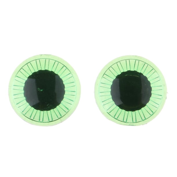 Ojos Partes Eyechips para 20cm Doll Fabricación de Bricolaje - Rojo, Se Describe Verde claro Hugo muñecas chips para ojos
