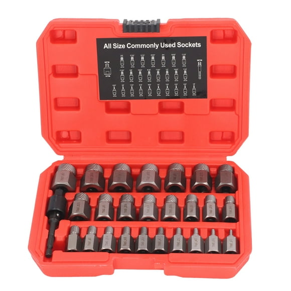 Oubit Bolt Extractor Set,27Pcs Screw Extractor Hex Screw Removal Tool Screw Extractor Masterfully Created