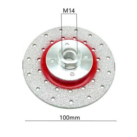 

M14 Double Sided Brazed Diamond Coated Grinding Disc Cutting Wheel 100/115/125mm
