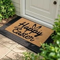 thumbnail image 5 of Easter-Bunny Welcome-Doormat Outdoor-Entrance, Colored Eggs Spring Coir-Non-Slip Indoor Home Decor Front Door Mats, 5 of 5