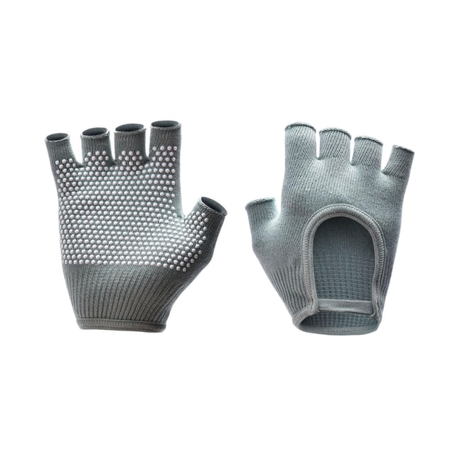 Guantes de yoga para mujer, guantes de gimnasio para yoga, levantamiento de pesas, conducción y deportes. Verde claro