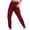 Red, variant on Giftesty Men Pants ,Men Casual Tethered Closed Pencil Pants Fitness Drawstring Sweatpants Trousers Tethered Closed Pencil Pants