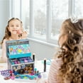 thumbnail image 4 of Disney Princess Little Mermaid Train Case Pretend Play Makeup Set for Girls Ages 3+, 4 of 10