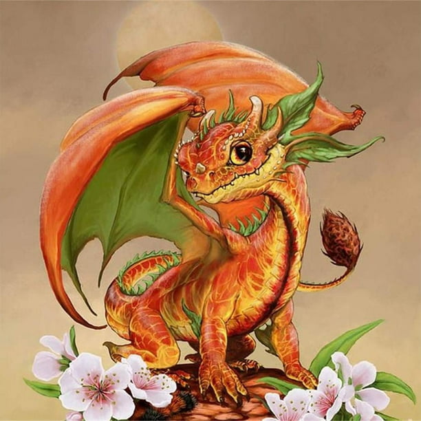 Kit de pintura por números DIY Dragon Hand Oil Art Picture Craft Home Decor (H1369) Hugtrwg Para estrenar