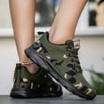 thumbnail image 4 of HEWUQI Women's Barefoot Running Shoes Low Drop Hiking Walking Cushion Footwear Tennis Non Slip Workout Gym Athletic Fashion Sneakers Green Size 10.5, 4 of 6