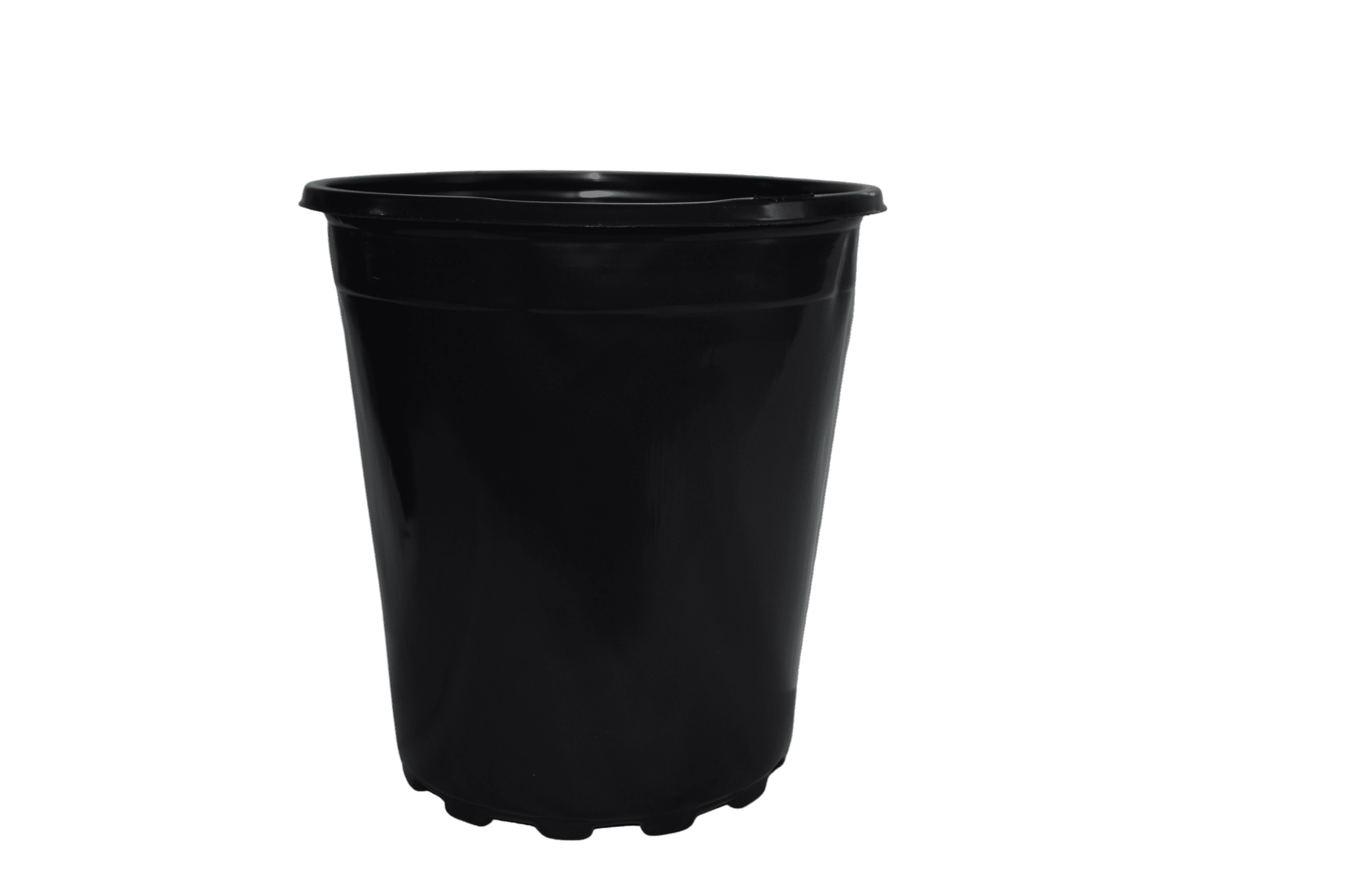 100 Count Trade Gallon Size Landmark Plastics Nursery Black Plastic Pots